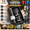 3 In 1 Vacuum Thermal Flask With Cup Set (Random Color)